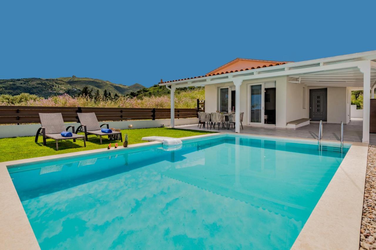 Astarte Villas - Villa Siesta With Private Pool Argassi Exterior foto